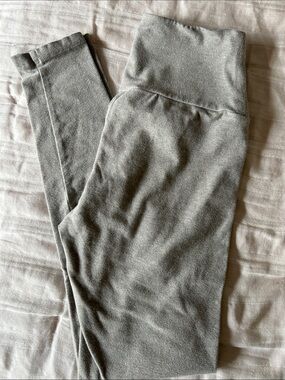 WVN Organic Cotton Gray yoga leggings High waisted Small